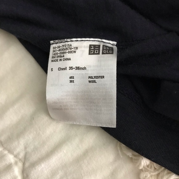 uniqlo dark blue tee shirt new without tags - Picture 6 of 10